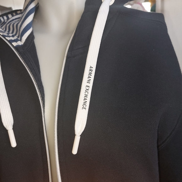 Armani Express, zipper front hoodie - Picture 2 of 5